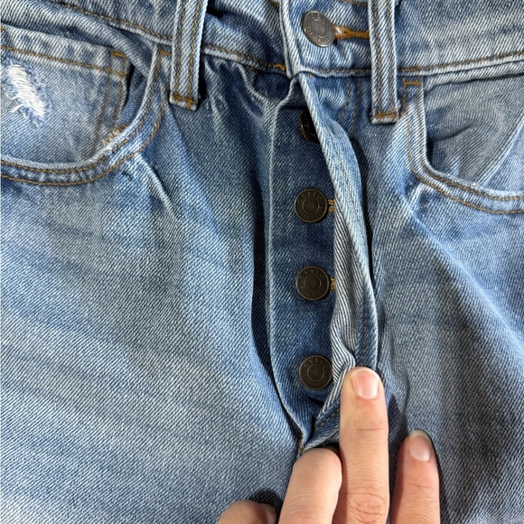 Cello Blue Boyfriend Jeans Distressed Style - Picture 9 of 12